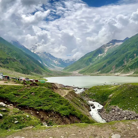 scenic mountain landscape in Naran Kaghan, Pakistan